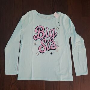Carter's Light Blue 'Big Sis' Long Sleeve Tee